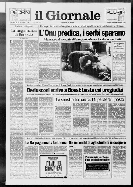 Il giornale : quotidiano del mattino